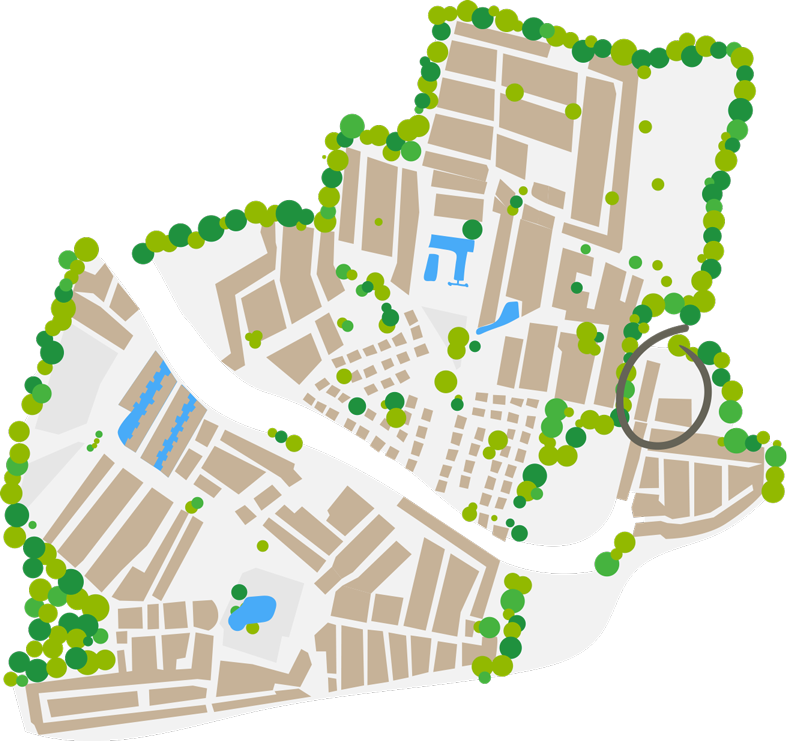 Plan du quartier Beach Farret